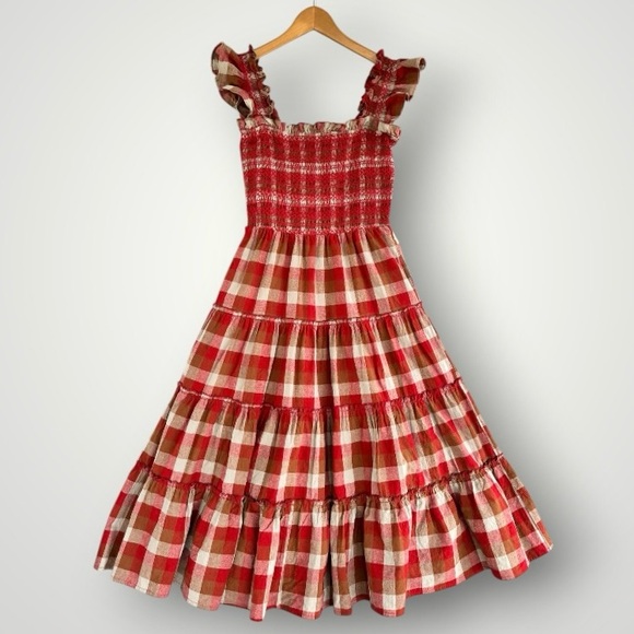 AUREUM Dresses & Skirts - 🎉5 for $45🎉Aureum  Plaid Smocked dress size S